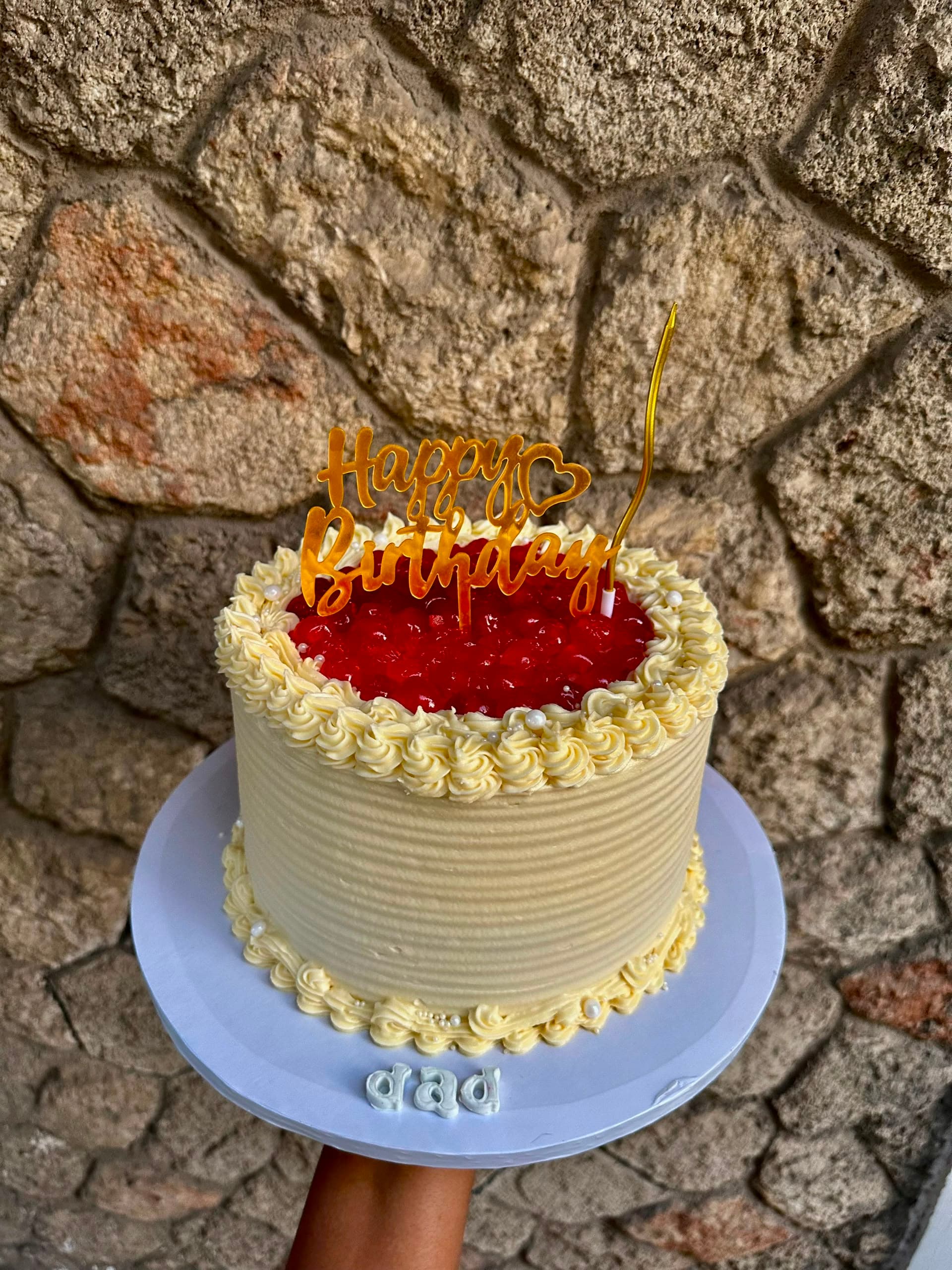 Custom birthday cake from Sweet Treats Bakery